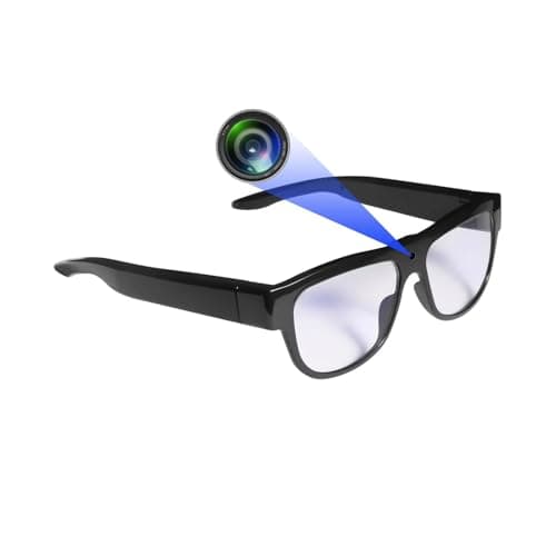 FNEWGK Camera Wearable Video Recording Glasses 1080p - Outdoor Sports Camera Glasses with 32GB Memory Card