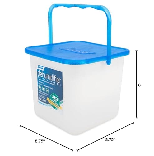 Camco Moisture Absorber Bucket - Features Fast-Acting Moisture-Absorbing Agent - No-Fragrance Beads – Use with RV Storage, Camper Organization & More (44282) 6