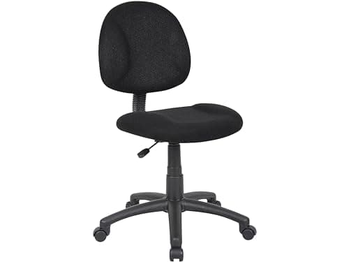 Boss Black Deluxe Posture Chair, Model Number: 217EBONY