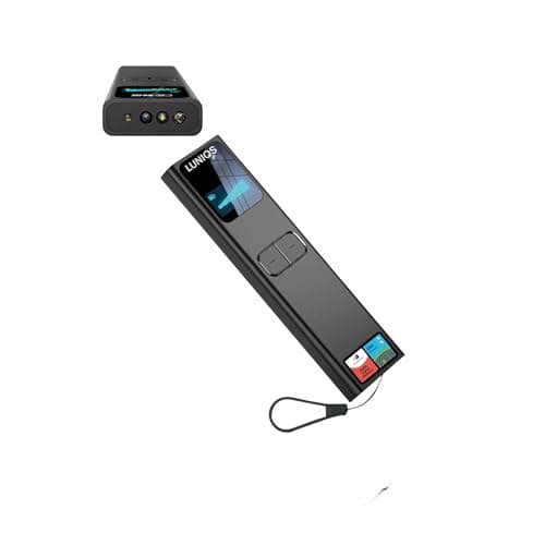 LUNİQS Hidden Camera Detectors -2026- Hidden Bug and Camera Detector & Spy Camera Finder, GPS Tracker Detector, RF Detector & Bug Detector (Laser + LCD Screen) for Travel, Home & Office Security