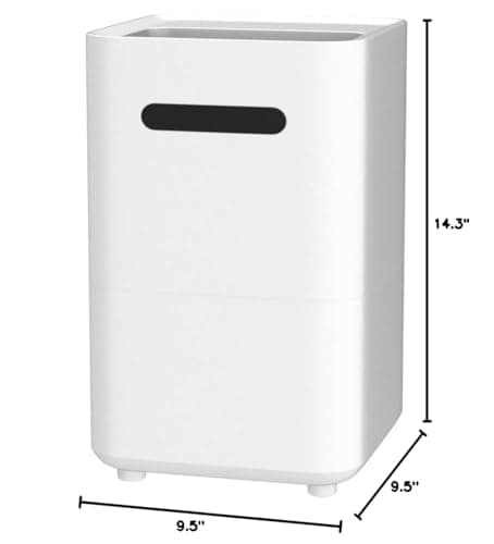 smartmi Evaporative Humidifiers, Cool No Mist Humidifiers for Bedroom, Air Humidifiers for Baby, 4L Top Fill, Self-Cleaning, Quiet, Smart APP Control, Auto Shutoff, Air-drying, Shockproof White 11