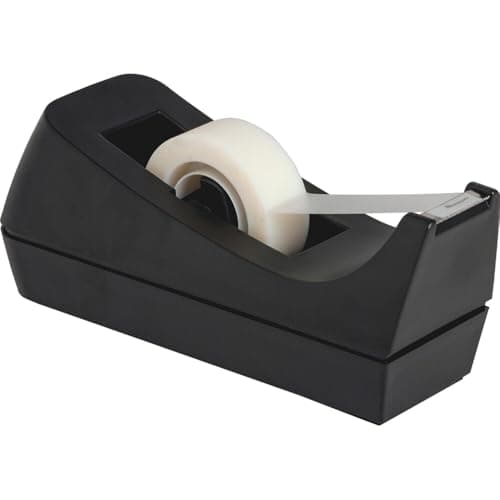 Business Source Standard Desktop Tape Dispenser, Black, 1 In (BSN32954)