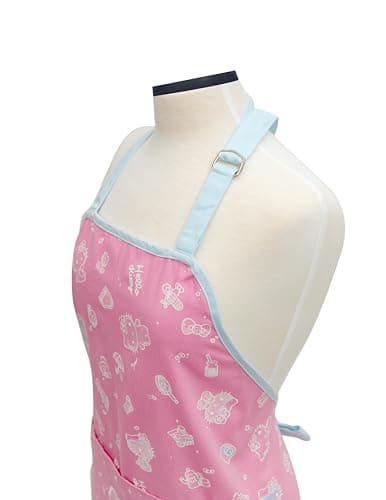 Handstand Kitchen Hello Kitty Commemorative 50th Anniversary Print 28" Adult Apron and Oven Mitt Set 5