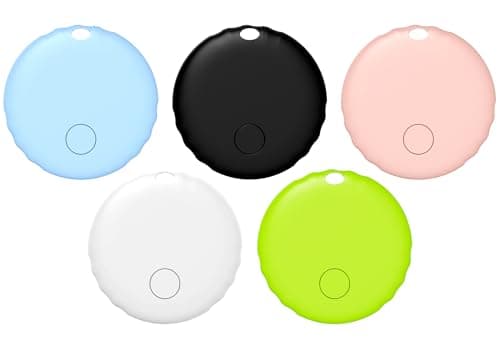 Tracker Tag, Smart Tag Works with Find My App (iOS Only), Keys Finder and Item Locator for Luggage, Backpack, Suitcases and More, Replaceable Battery, IP67 Waterproof Tracking Tags-5 Pack