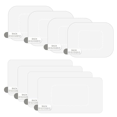 8Pcs Dashcam Windshield Sticke Clear Electrostatic Stickers Sticker Shield for Windshields,Prevent Scratching & Falling,Windshield Sticker for Mounting Dash cam Phone Projection Screen