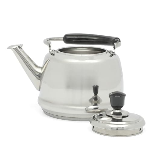 Martha Stewart Kingstree Large 2 Qt Stainless Steel Tea Kettle – Heavy Gauge Durable Whistling Tea Kettle for Stove Top, Easy Pour, Classic Design 6
