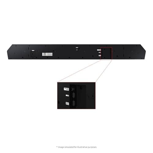 Samsung Q800D 5.1.2ch Soundbar w/Wireless Dolby Atmos Audio, Q-Symphony, SpaceFit Sound Pro, Adaptive Sound, Game Mode Pro with Alexa Built-in, HW-Q800D/ZA 11