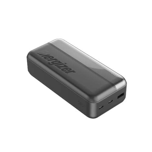 Energizer Portable Charger 30000mAh Power Bank with USB C in and Out Compact External Battery Pack for iPhone 16/15/14/13, Samsung Galaxy S24/S23, Pixel, iPad, Cell Phone and Tablets_UE30050C