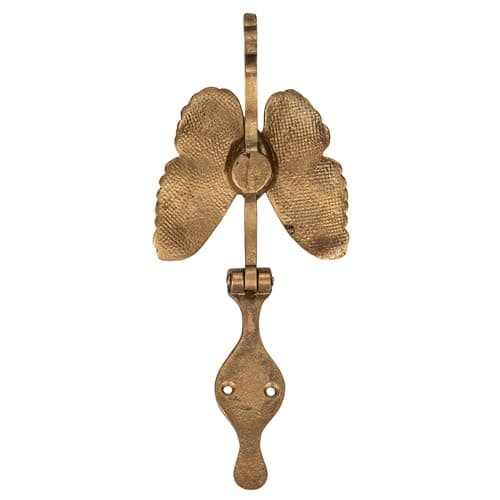 Creative Co-Op Cast Metal Butterfly Door Knocker, Antique Gold 7