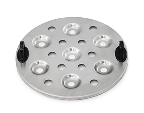 Elite Gourmet EGC-508 Rapid Egg Cooker, 7 Easy-To-Peel, Hard, Medium, Soft Boiled Eggs, Poacher, Omelet Maker, Auto Shut-Off, Alarm, 16-Recipe Booklet, Stainless Steel 7