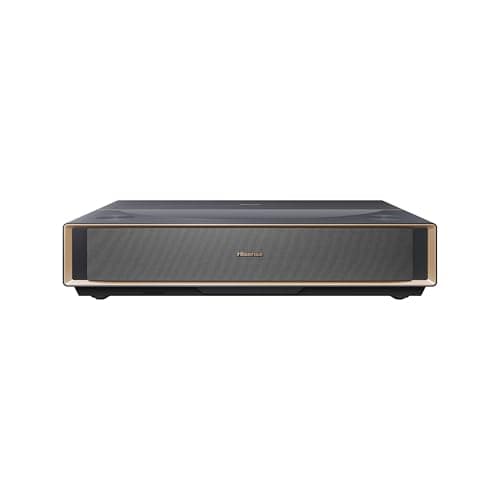 Hisense PT1 Ultra Short Throw Triple Laser Projector, 4K UHD, Google TV, 80'' - 150'', 2500 Lumens, 3000:1 Contrast, IMAX Enhanced, Dolby Vision & Atmos, 3D, 240 High Refresh Rate