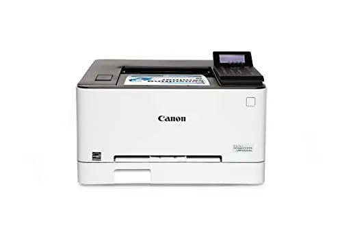 Canon imageCLASS LBP632Cdw - Wireless Duplex Color Laser Printer, Single Function, Home Office, Mobile Ready, 22 PPM Color, White