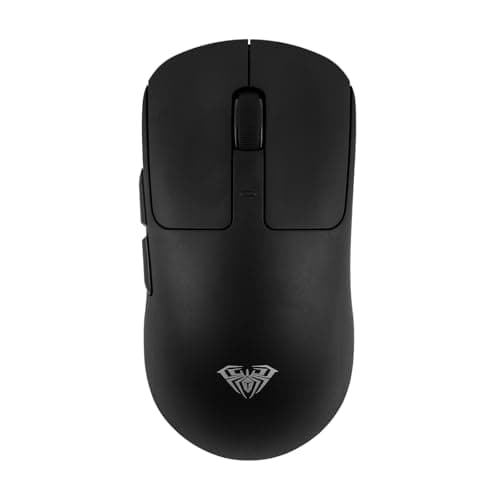 MechLands Aula SC680 Wireless Mouse, Ergonomic Gaming Mouse, with Adjustable 26000 DPI, PAW3395 Sensor, BK3633 Chipset, BT 5.0/2.4GHz/Wired Connections, 500mAh Battery for Win/Mac/PC/Laptop (Black)