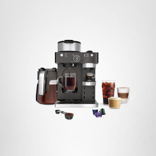 Ninja Espresso & Coffee Maker & Barista System, 3 Espresso Brew Styles, Single-Serve Coffee & Nespresso Capsule Compatible, Built-in Frother, Espresso, Cappuccino & Latte Maker, Black, CFN601 13