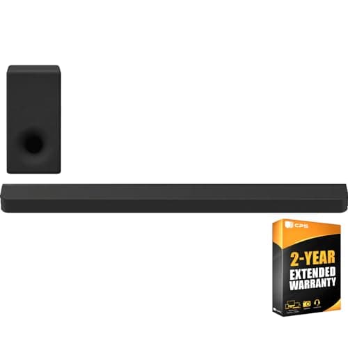 Sony HT-A9000 BRAVIA Theater Bar 9 with 13 Speakers, Dolby Atmos/DTS:X Bundle with Premium SA-SW3 6.3" 200W Wireless Subwoofer + 2 Year CPS Enhanced Protection Pack