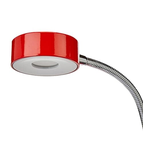 Globe Electric Company 12644 LED Desk Lamp, 52.4" x 5" x 15.75", Red 8