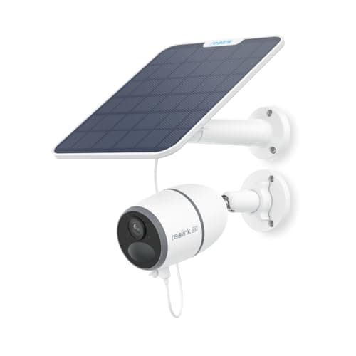REOLINK 4K Cellular Security Camera Outdoor, 3G/4G LTE, Removable Battery, Wireless Solar Camera with Accurate Alarms & Instant, Local & Cloud Storage, Remote Access, Go Ultra+Solar Panel