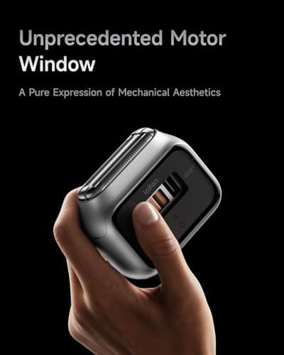 Laifen P3 Pro 3-Blade Electric Shaver, Dual Linear High-Speed Motors 12,000 Cuts/Min, 100-Min Runtime, IPX7 Waterproof, Rechargeable Electric Razor for Men, Travel-Friendly (Aluminum Alloy) 5