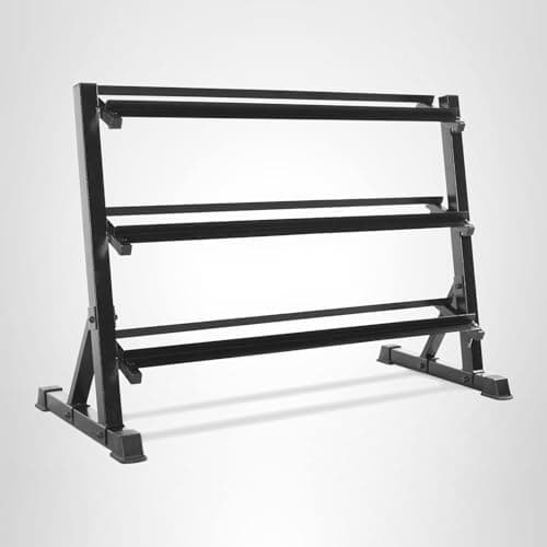 CAP Barbell 3-Tier Dumbbell Rack – Heavy-Duty 1,000 lb Dumbbell Storage Rack for Home or Garage Gym – Weight Rack for 5–75 lb Dumbbell Sets 8