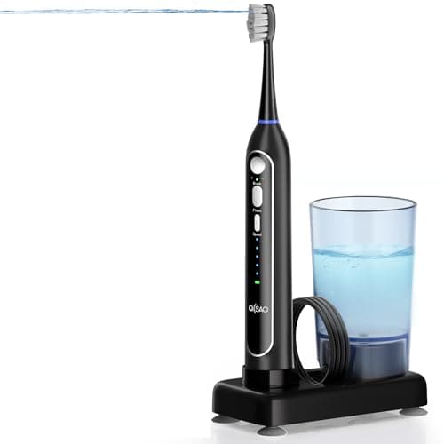 Electric Toothbrush Professional Flossing Toothbrush Combo for Teeth Cleaning