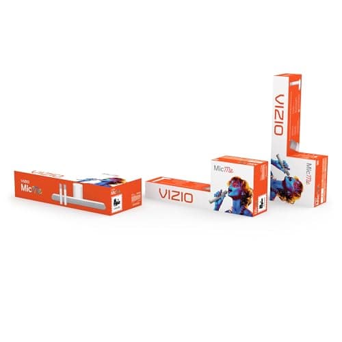 VIZIO MicMe 2.1 Karaoke Soundbar, 2 Wireless Microphones, Wireless Subwoofer w/Dolby Atmos, DTS:X, Bluetooth Speaker, QuickFit™ Compatible — SK210X-0805 (New) 24