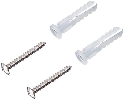 Amazon Basics Rectangular Farmhouse Wall-Mounted Coat Rack for Entryway and Bedroom, Storage Organizer, 5 Hooks, White 4