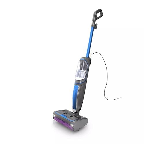 Shark Steam Pickup 3-in-1 Steam Mop Pickup Debris, Deep Scrubs, Steam, & Sanitizes Sealed Hard Floors - All At Once, Lightweight Steam Cleaner for Home with Sealed Hard Floors (Renewed) (Navy)