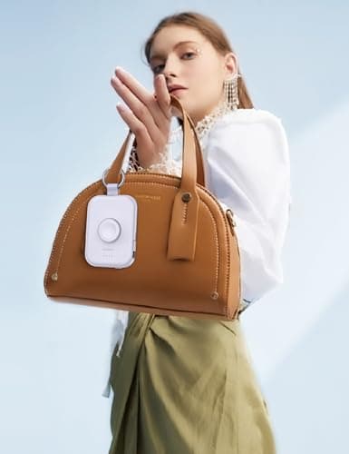 RORRY Portable Charger, 5000mAh Portable Charger Power Bank with Built-in Cables, Travel Keychain Battery Pack for Apple Watch Ultra/11/10/9/8/7/6/SE, iPhone Air/17/16/15/14/13/12, Black 5