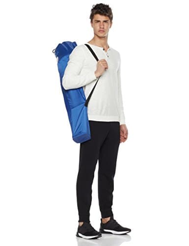 Amazon Basics Portable Folding Camping Chair with 4-Can Cooler, Side Pocket, Cup Holder, and Carry Bag, Sturdy, Breathable Mesh Back, Large, Blue 8