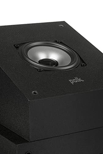 Polk Monitor XT90 Hi-Res Height Speaker Pair for 3D Sound Effect - Dolby Atmos-Certified, DTS:X and DTS Virtual:X Compatible, Surround Sound Speakers, 4" Dynamically Balanced Woofer, Midnight Black 11