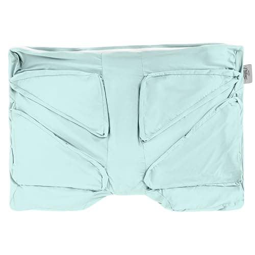 Wife Pillow Cooling Pillowcase: Q-Max 0.4 Cool Fabric, Buttery-Soft, Breathable, Silky-Smooth & Skin Friendly. Washable Cover with Zipper. Designed for Comfortable and Refreshing Sleep, Minty Dreams