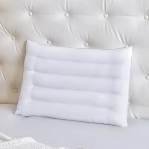 Suhedy Thin Pillow for Stomach and Back Sleeper Low Pillow Flat Bed Pillow Flat Design Pillows Ultra Slim 2.5 Inches Deeper Sleep (Pack of 1) 9