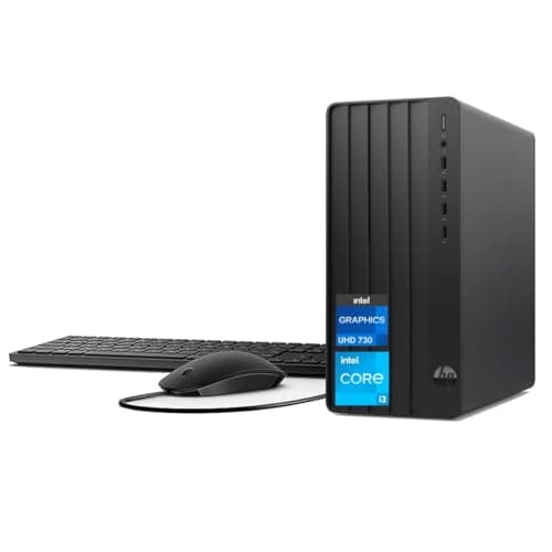 HP Pro Tower 290 G9 Business Desktop, 13th Gen Intel 4-Core Processor (Beats Core i7-9700), 16GB RAM, 256GB PCIe SSD + 1TB HDD, 2-Monitor Support 4K, HDMI, VGA, Wi-Fi, Windows 11 Pro