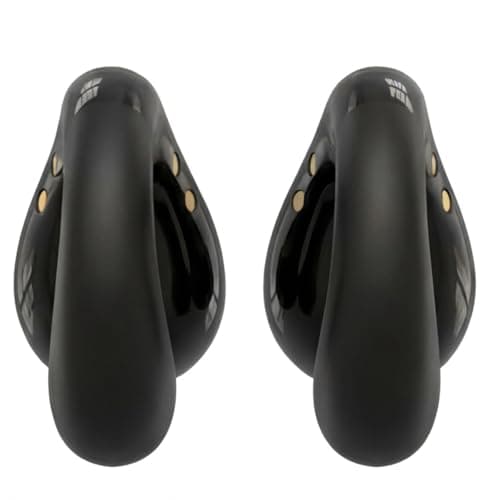 Boytond Ultra Open Ear Earbuds - Ergonomic Clip-On Earbuds, Small Bone Conduction Over-The-Ear Headphones with Waterproof Design, Perfect Running Headphones for Sports and Fitness, Elegant Black