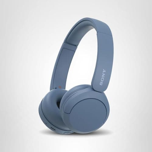 Sony WH-CH520 Wireless Headphones Bluetooth On-Ear Headset with Microphone and up to 50 Hours Battery Life with Quick Charging, Blue 11