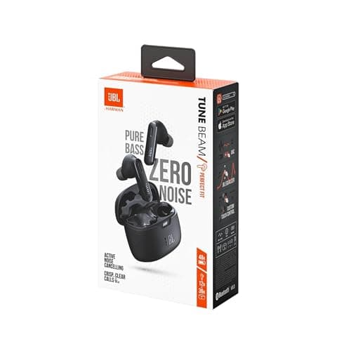 JBL Tune Beam - True Wireless Active Noise Cancelling Earbuds, Deep Bass Sound, Bluetooth 5.3, Water & Dust Resistant, Hands-Free Call with VoiceAware, Up to 48 Hours of Battery Life 8
