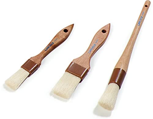 SPARTA 4037200 Boarhair Pastry Brush, Basting Brush with Flat Brushhead, 8.25"L x 1"W, Wood Handle 8