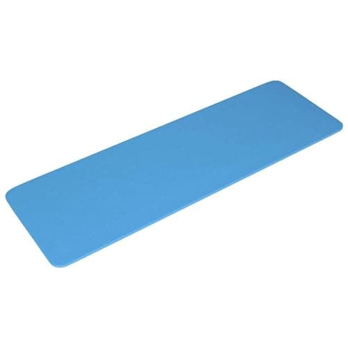 Fitvids 1/2-Inch Thick High Density Foam Exercise Yoga Mat with Carrying Strap, For Cushioning The Body Against Hard Floors, Blue 8