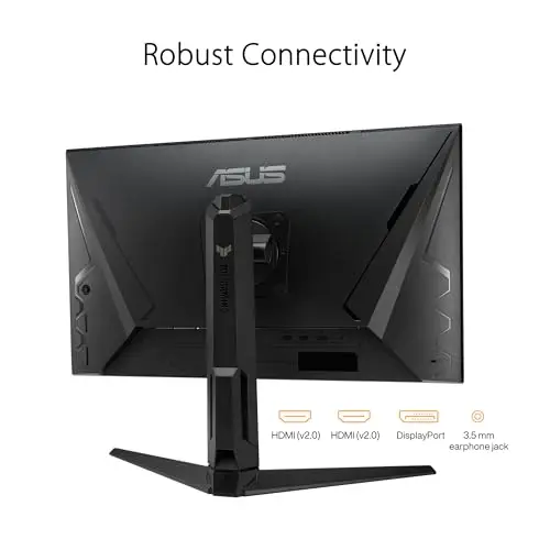 ASUS TUF Gaming 27” 1080P Monitor (VG279QL3A) - Full HD, 180Hz, 1ms, Fast IPS, Extreme Low Motion Blur, FreeSync Premium, G-SYNC Compatible, Speakers, DisplayPort, Height Adjustable, 3 Year Warranty 5