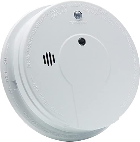 Kidde Smoke Detector, Hardwired Smoke Alarm with 9-Volt Battery Backup, Test-Reset Button, Interconnect Capability, White, 6 Pack 8