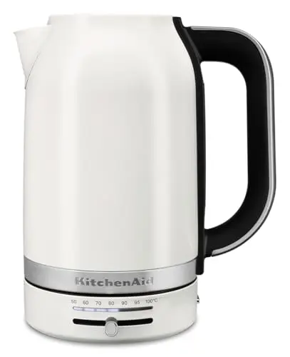 KitchenAid 1.7L Electric Kettle w/Temp Control KEK1701, Porcelain White