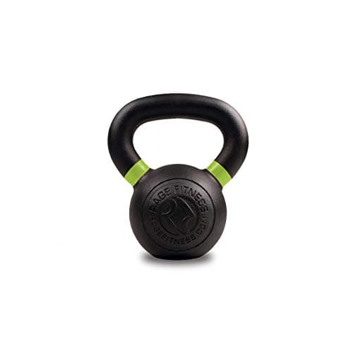 RAGE Fitness Powder Coated Kettlebells For Strength Training, (6kg, 8kg, 10kg, 12kg, 16kg, 20kg - SOLD INDIVIDUALLY), Conditioning and Cross Training, Pound and Kilogram Markings, Color Coded