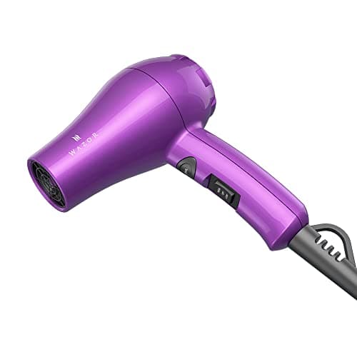 Mini Lightweight Hair Dryer for Pour Painting & RV Compact Travel Blow Dryer for Kids 1000W Ionic Dryer with Concentrator, Cool Shot Button 8