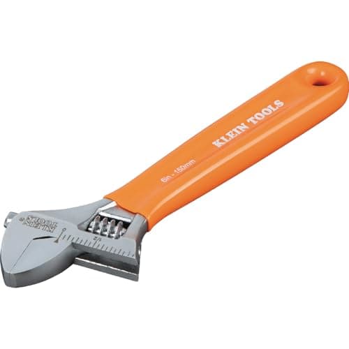 Klein Tools D5074 Adjustable Wrench Set, Extra Capacity, 6-Inch, 8-Inch, 10-Inch, 12-Inch, Forged Alloy Steel, Metric and SAE, 4-Piece 8