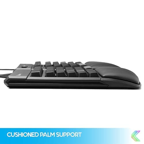 KINESIS Freestyle Edge RGB Plus Split Mechanical Keyboard | Hotswap Linear Switches | RGB | Ergonomic | Detachable Palm Support | Fully Programmable | Mac Keycaps Included | Lift Kit Included 8