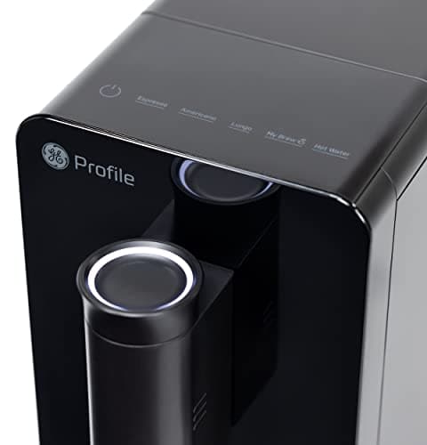 GE Profile Automatic Espresso Machine | Brew in 90 Secs | 20 Bar Pump Pressure for Balanced Extraction | 5 Adjustable Grind Size Levels | WiFi Connected for Drink Customization | Black (Renewed) 7