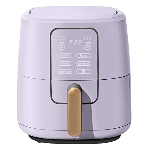 6 Quart Touchscreen Air Fryer (Color : Lavender)