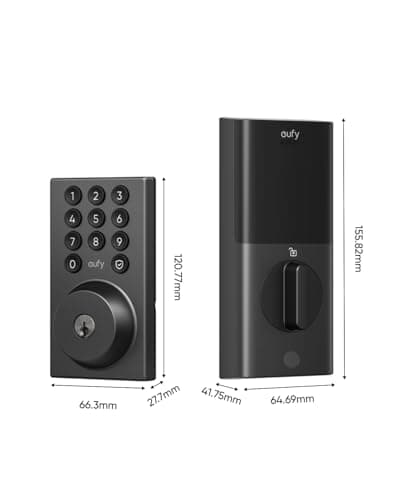 eufy Security Smart Lock C30, Keyless Entry Door Lock, Built-in WiFi Keypad Deadbolt for Front Door, No Bridge Required, Easy Installation, App Remote Control, Reliable Power, BHMA Grade 3 8