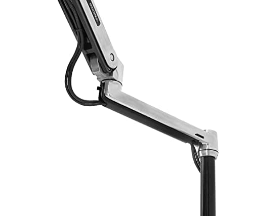 Ergotron – LX HD Sit-Stand Single Monitor Arm, VESA Desk Mount – for Monitors Up to 49 Inches, 14 to 30 lbs – Polished Aluminum 9