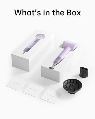 Laifen Hair Dryer SE, 200 Million Negative Ionic Blow Dryer with 105,000 RPM Brushless Motor 1400W Powerful Fast Drying High-Speed Low Noise Hairdryer with Magnetic Attachments 7